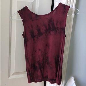 Maroon tank top
